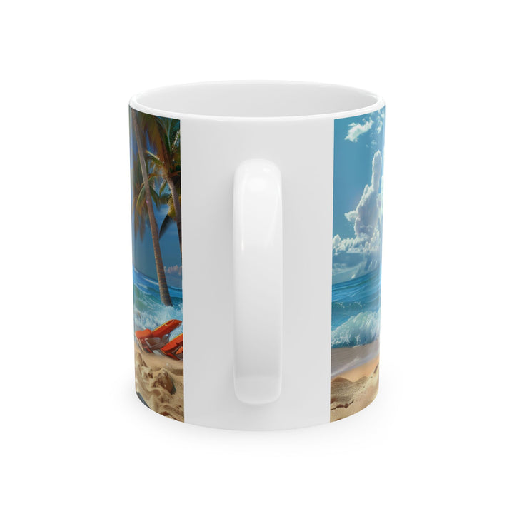 Dogs on the beach #6 Mug 11oz