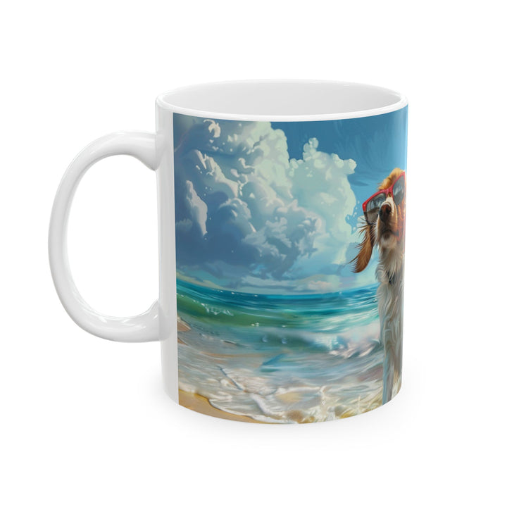 Dogs on the beach #2 Mug 11oz