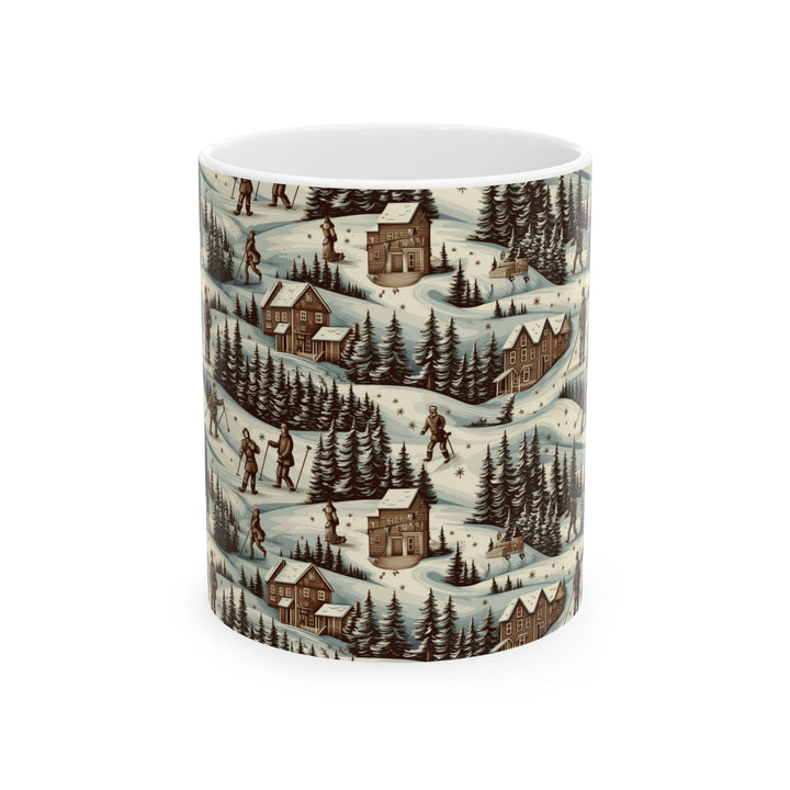 VIntage Ski town Mug 11oz