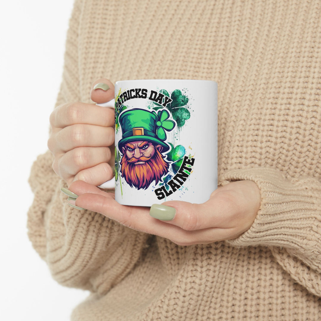 Leprechaun's Shenanigans Mug, St Patricks Day 11oz Ceramic Mug