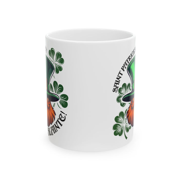 Vibrant Irish Leprechaun Mug, 11oz Ceramic St Patrick's Day Mug