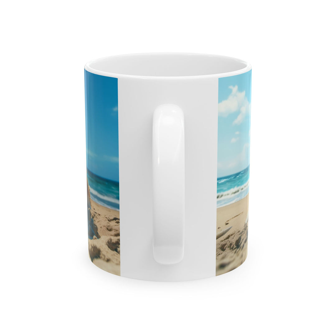 Dogs on the beach #8 Mug 11oz