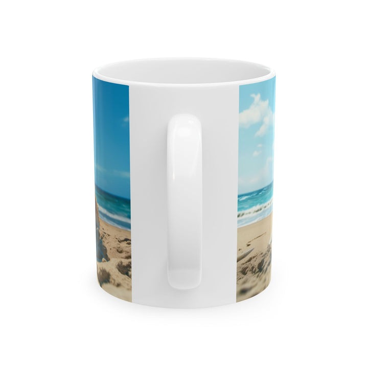 Dogs on the beach #8 Mug 11oz