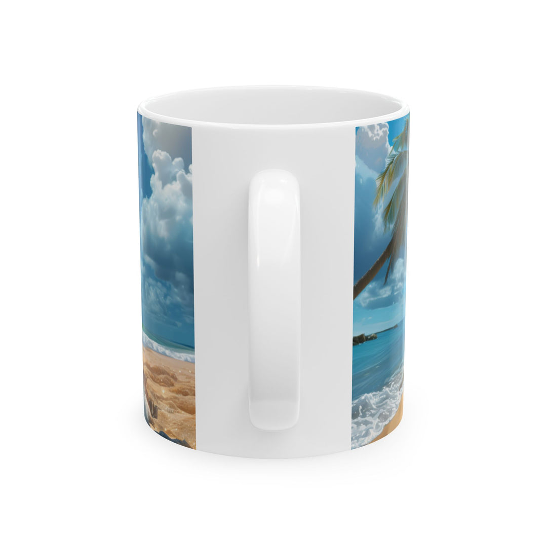 Dogs on the beach #5 Mug 11oz