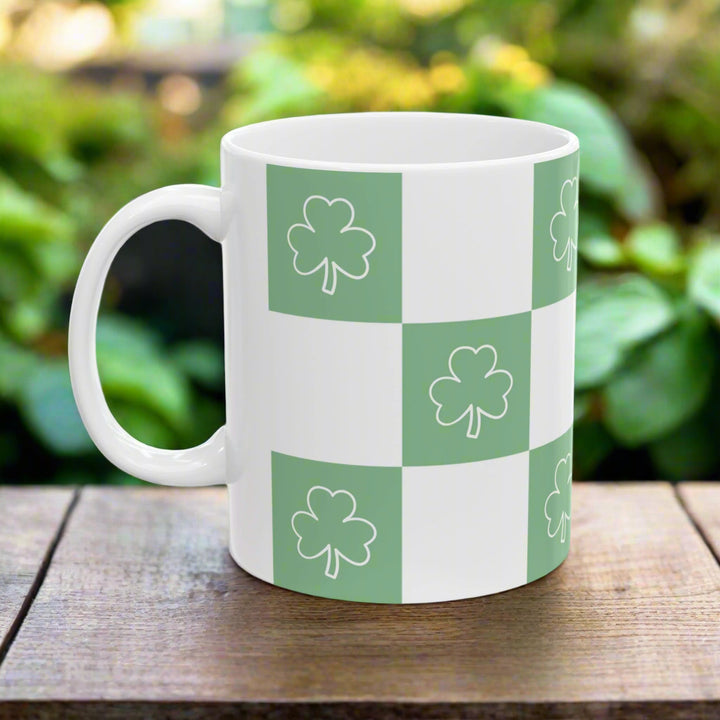 Clover Bliss Brew Mug, St Patricks Day 11oz Ceramic Mug