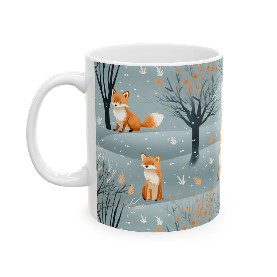 Woodland Foxes Mug 11oz