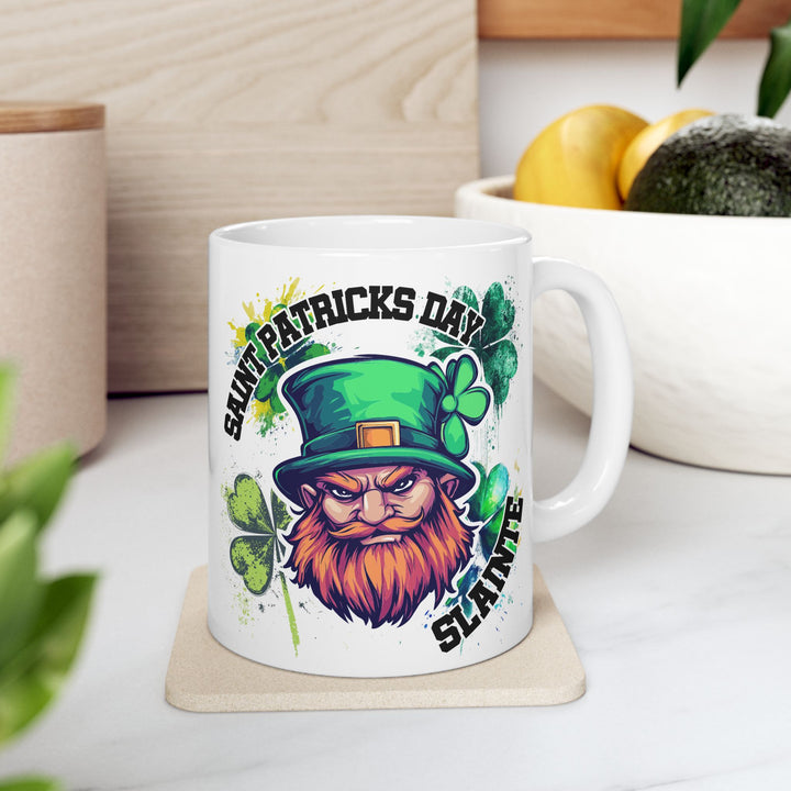 Leprechaun's Shenanigans Mug, St Patricks Day 11oz Ceramic Mug