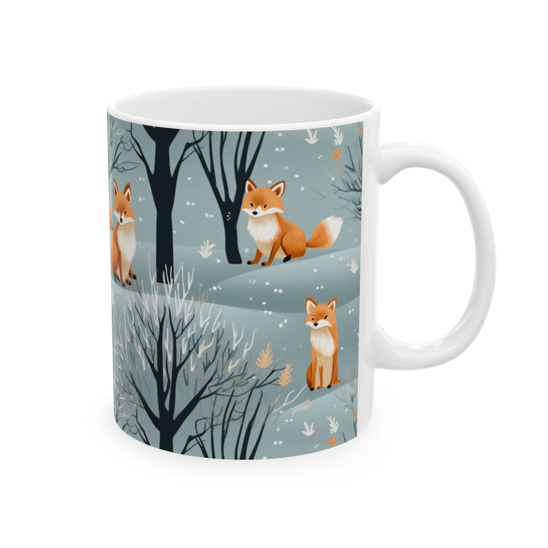 Woodland Foxes Mug 11oz