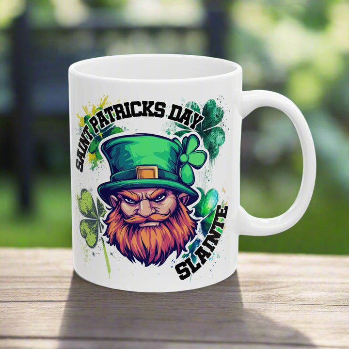 Leprechaun's Shenanigans Mug, St Patricks Day 11oz Ceramic Mug