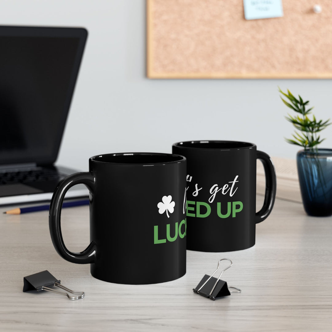 St Patricks Day Mug, Clover Mug, 11oz Ceramic Mug