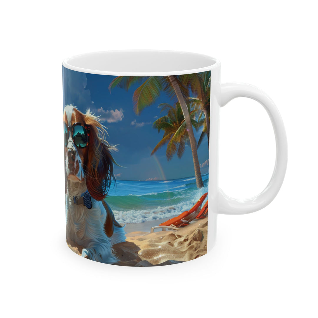 Dogs on the beach #6 Mug 11oz