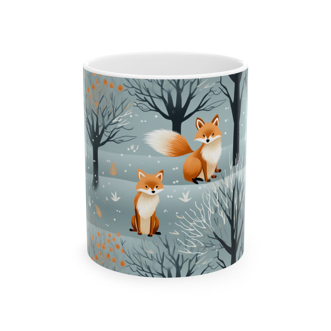 Woodland Foxes Mug 11oz