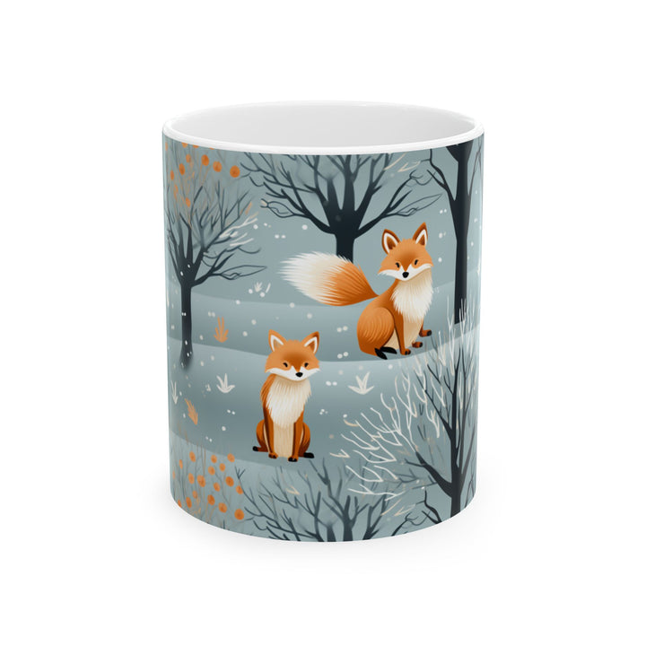 Woodland Foxes Mug 11oz