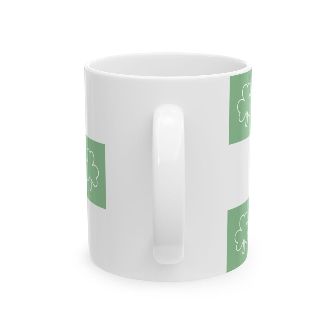 Clover Bliss Brew Mug, St Patricks Day 11oz Ceramic Mug