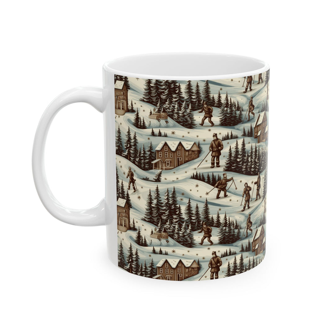 VIntage Ski town Mug 11oz