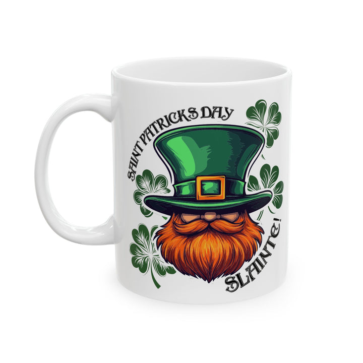 Vibrant Irish Leprechaun Mug, 11oz Ceramic St Patrick's Day Mug