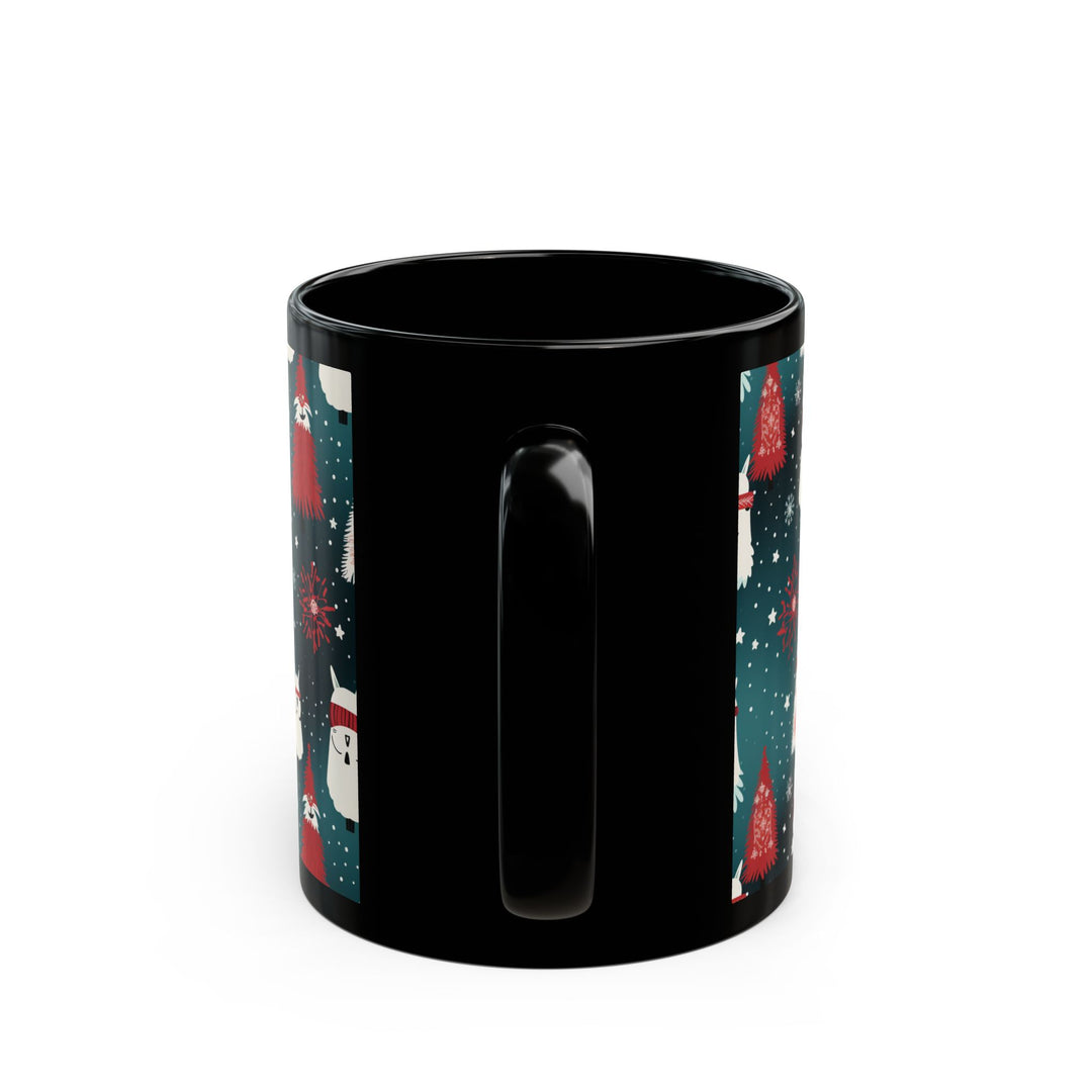 Singing Llamas 11oz Black Mug