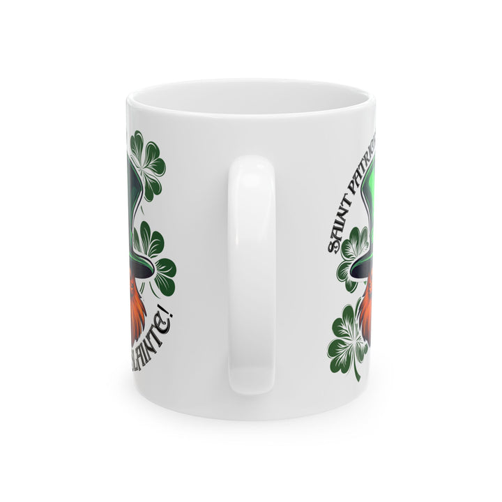 Vibrant Irish Leprechaun Mug, 11oz Ceramic St Patrick's Day Mug