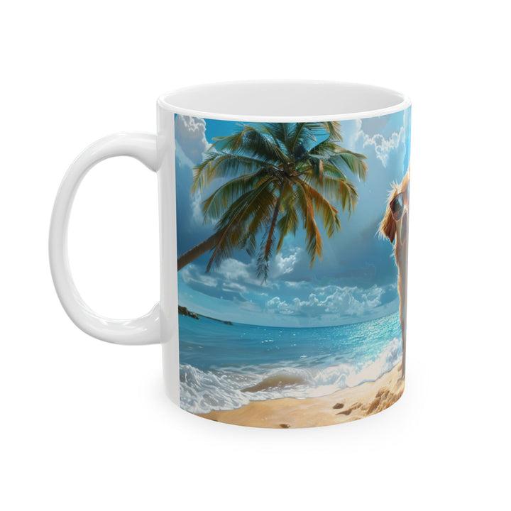 Dogs on the beach #5 Mug 11oz