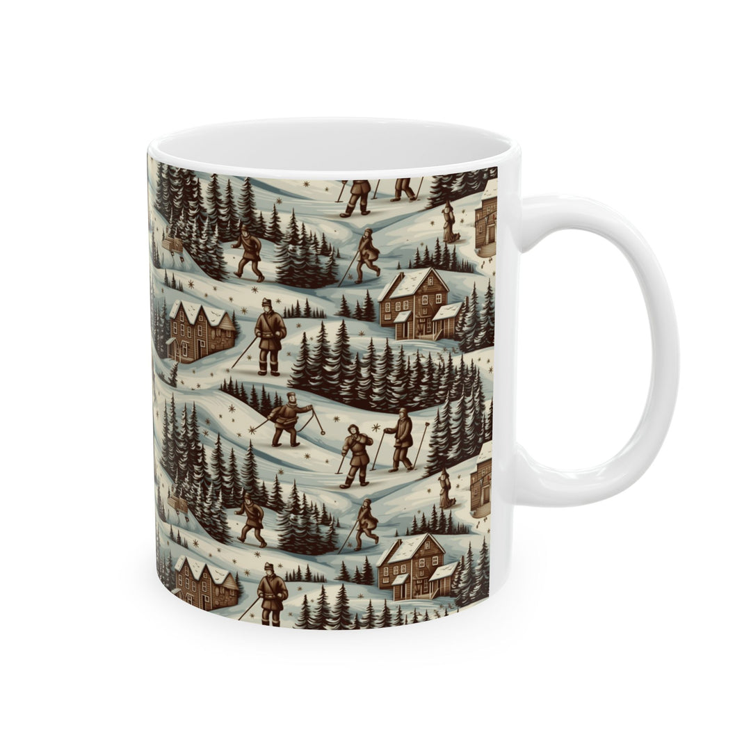 VIntage Ski town Mug 11oz