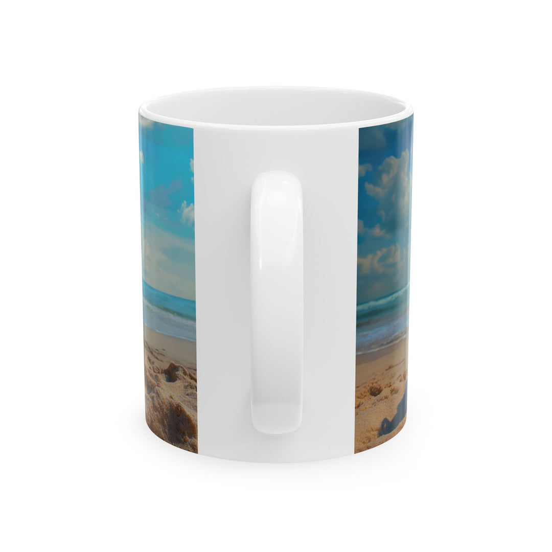 Dogs on the beach #7 Mug 11oz