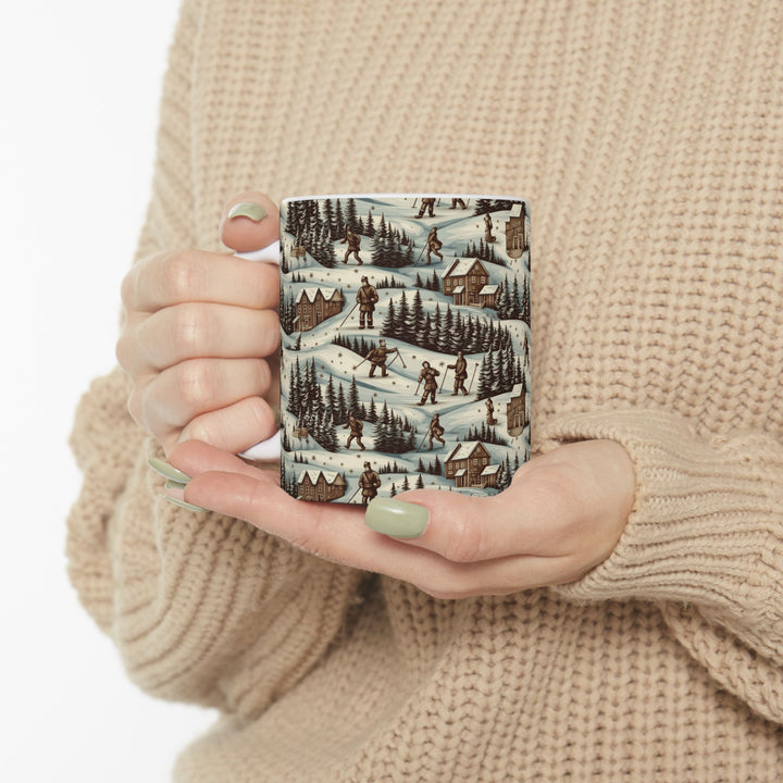 VIntage Ski town Mug 11oz