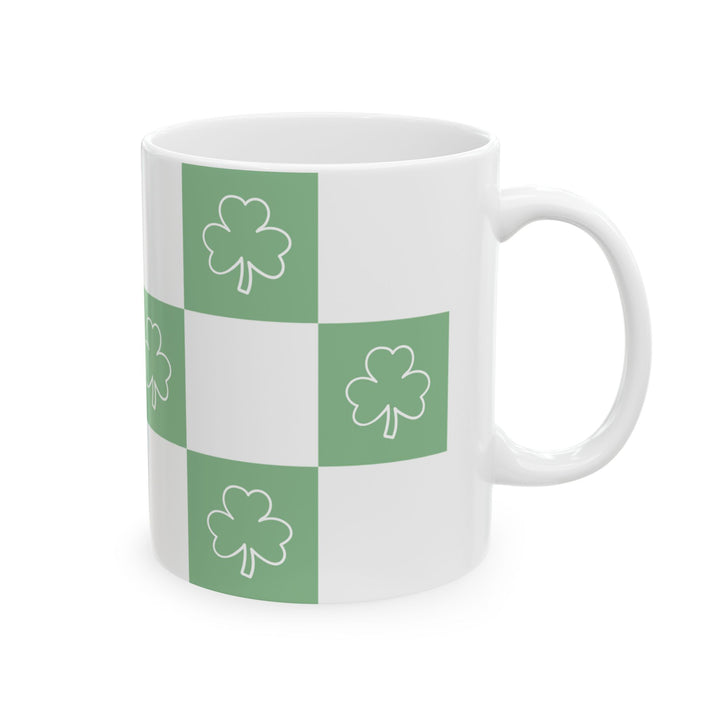 Clover Bliss Brew Mug, St Patricks Day 11oz Ceramic Mug